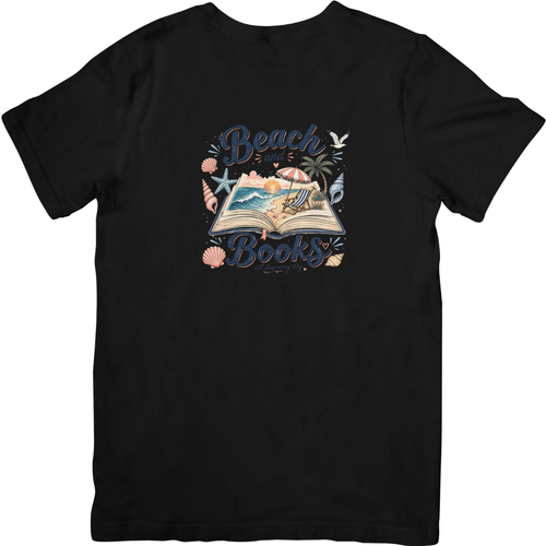 Beach And Books Tshirt