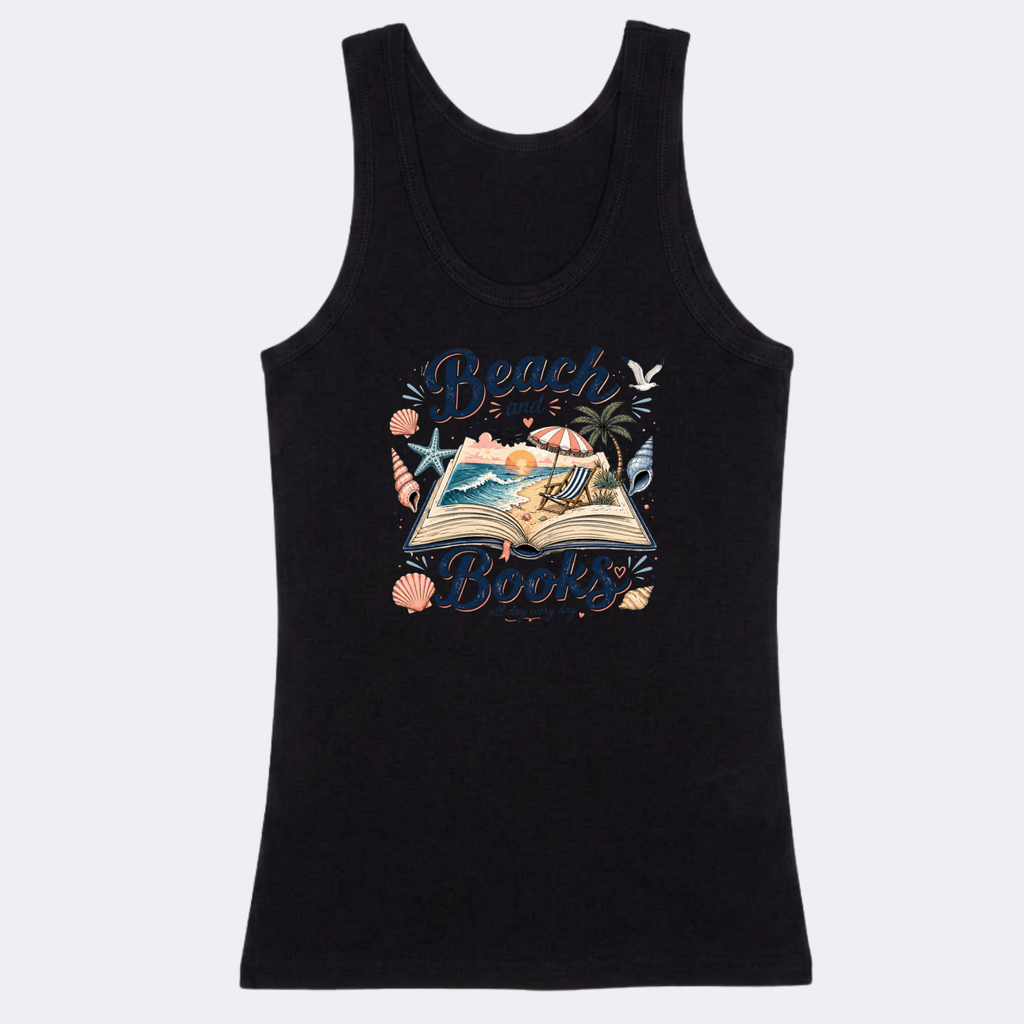 Beach And Books Tshirt
