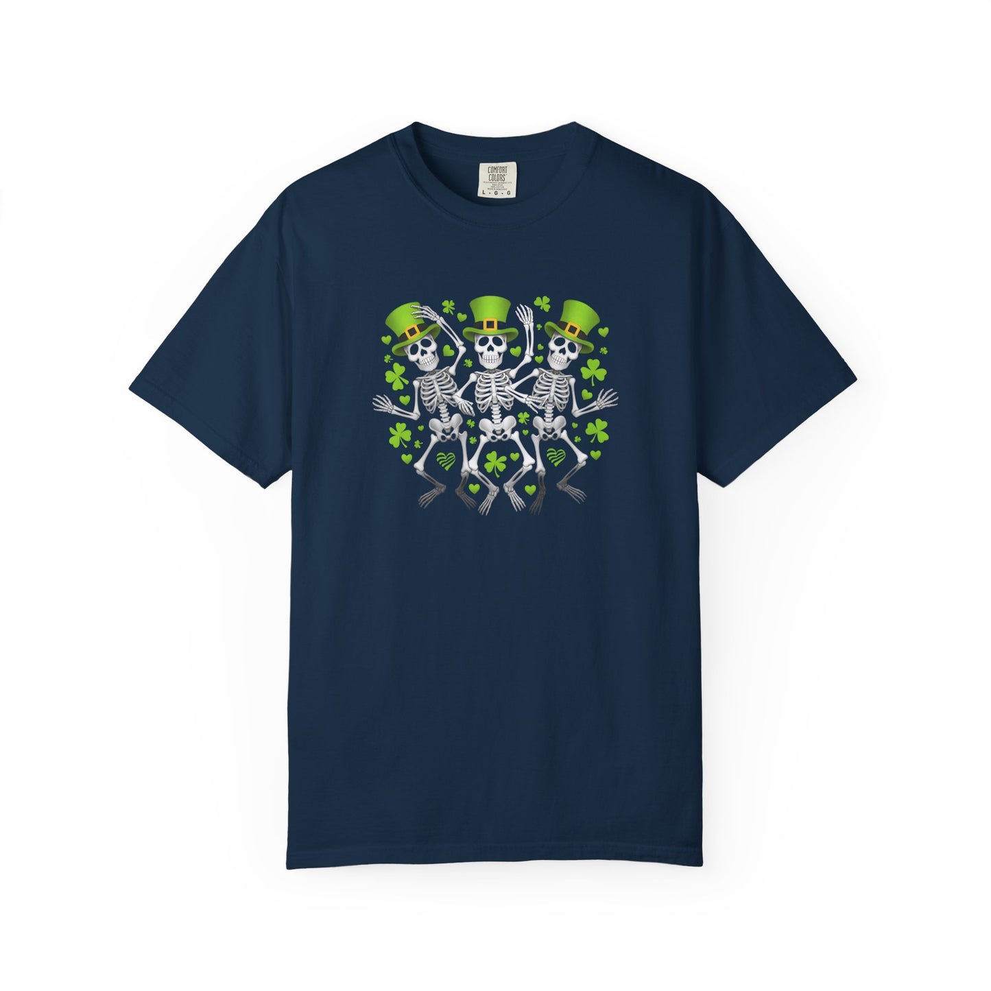 St. Patrick's Day Dancing Skeletons T-Shirt