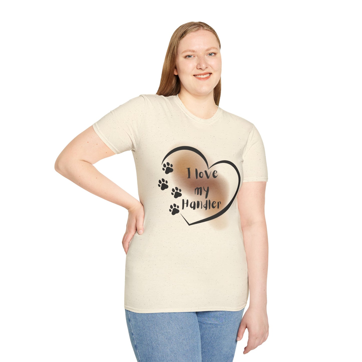 I Love My Handler T-Shirt — Pup Life Design