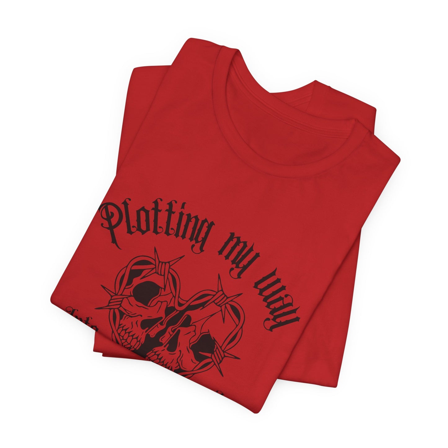 Plotting My Way Into A Villains Heart Graphic T‑Shirt