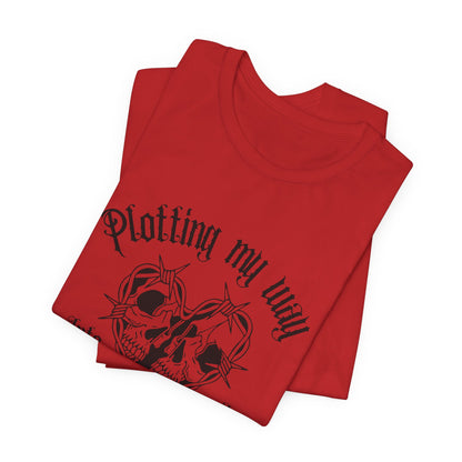 Plotting My Way Into A Villains Heart Graphic T‑Shirt