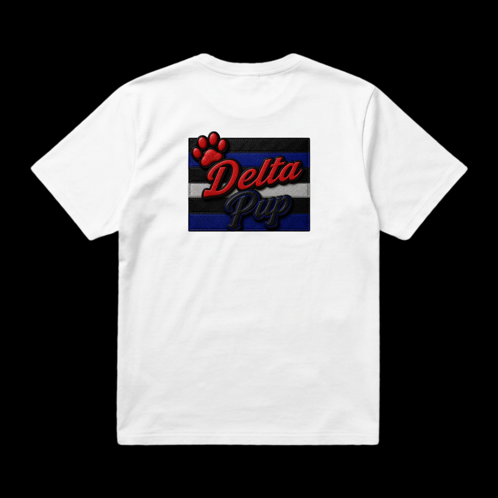 Delta Pup Leather Pride Tee