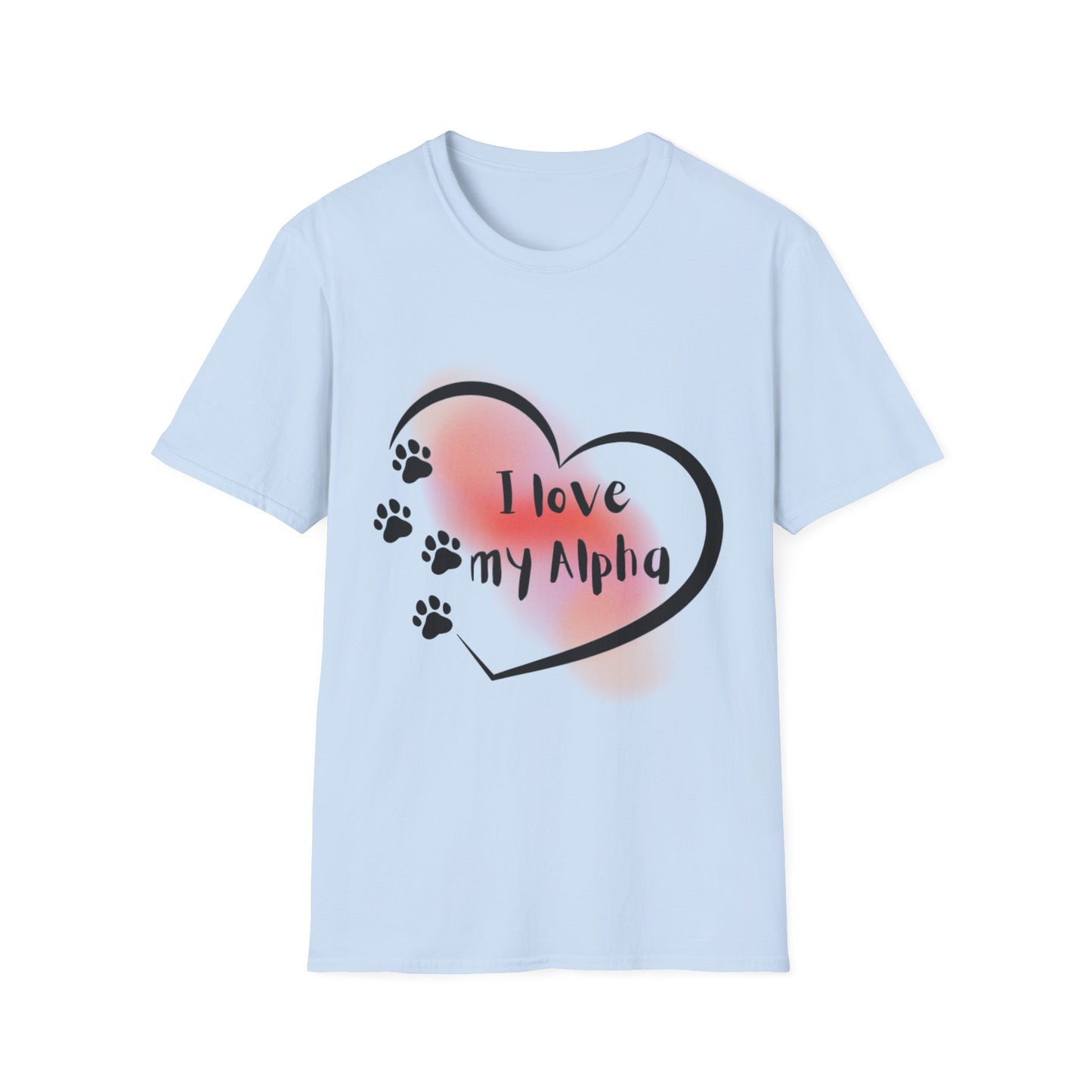 I Love My Alpha Dog T-Shirt — Pup Life Design