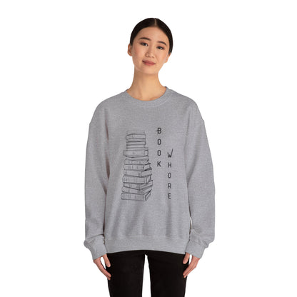 Book Whore Crewneck Sweatshirt Crewneck