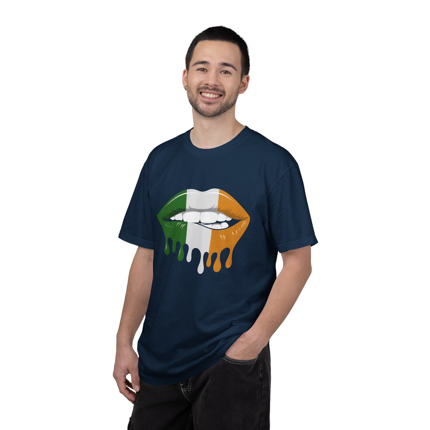 Irish Flag Drip Lips T-Shirt
