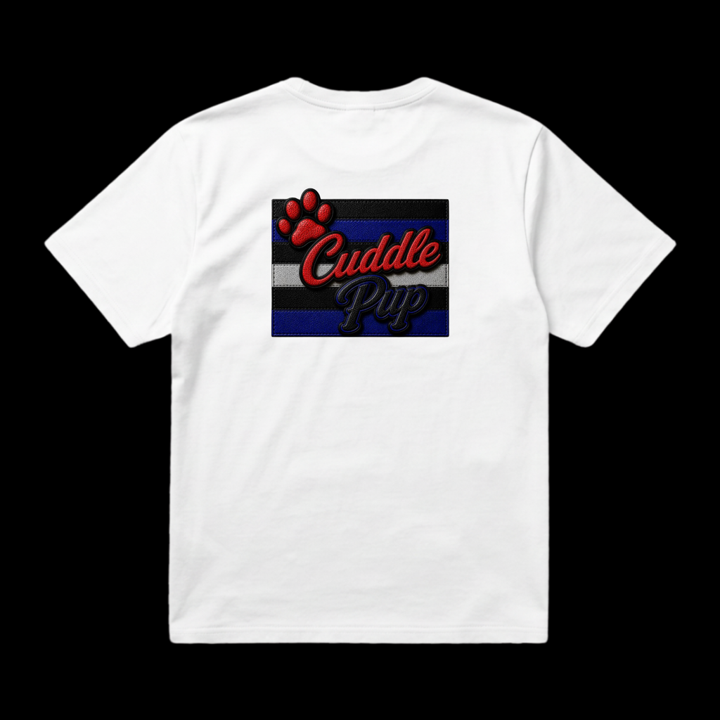 Cuddle Pup Leather Pride Tee