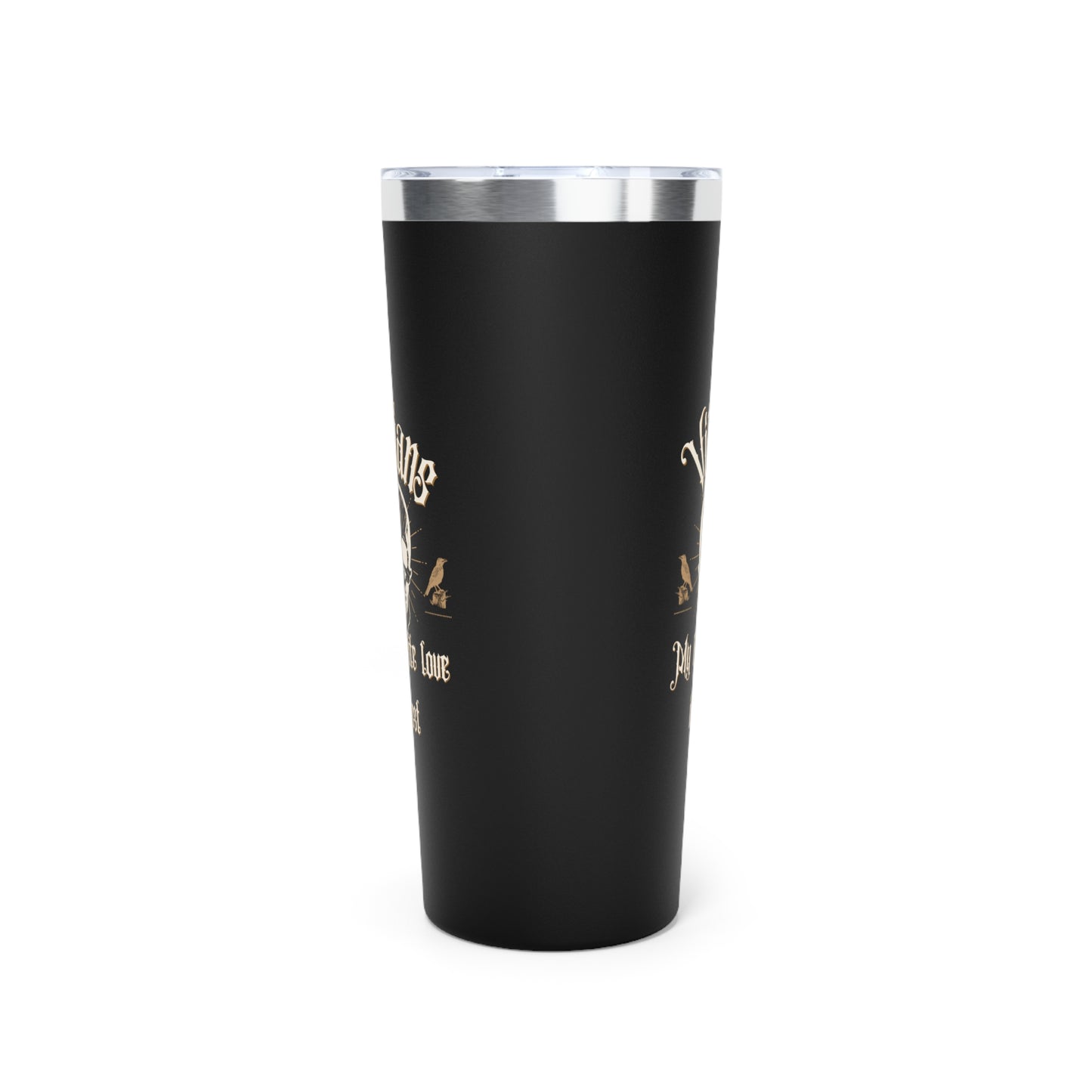 Villians My Favorite Love Interest 22oz Black Insulated Tumbler