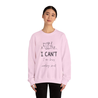 I Can't, I'm Busy Reading Smut Crewneck Sweatshirt