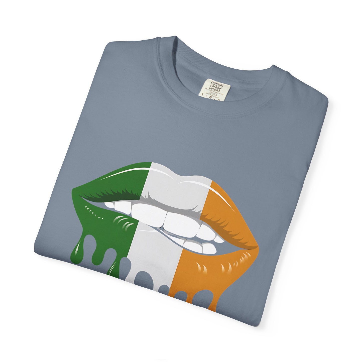 Irish Flag Drip Lips T-Shirt