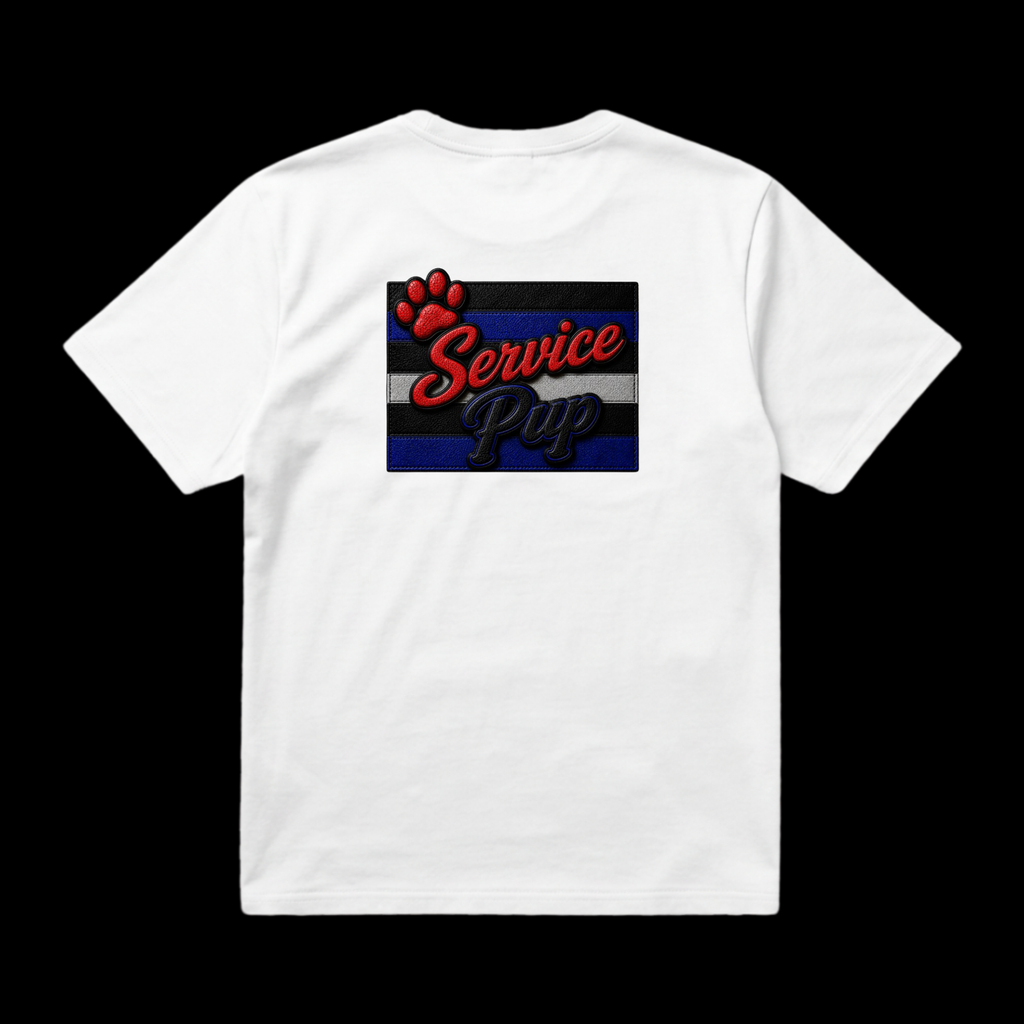 Service Pup Leather Pride Tee