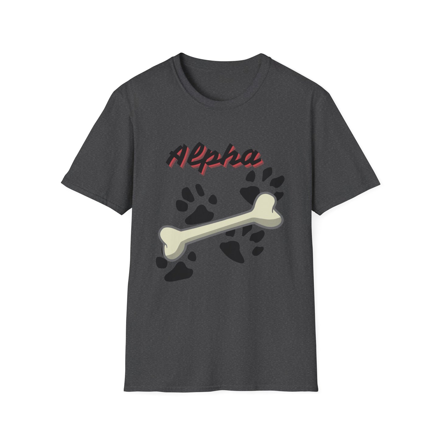Alpha Pup Paw & Bone T-Shirt — Pup Life Design