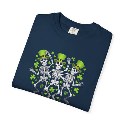 St. Patrick's Day Dancing Skeletons T-Shirt
