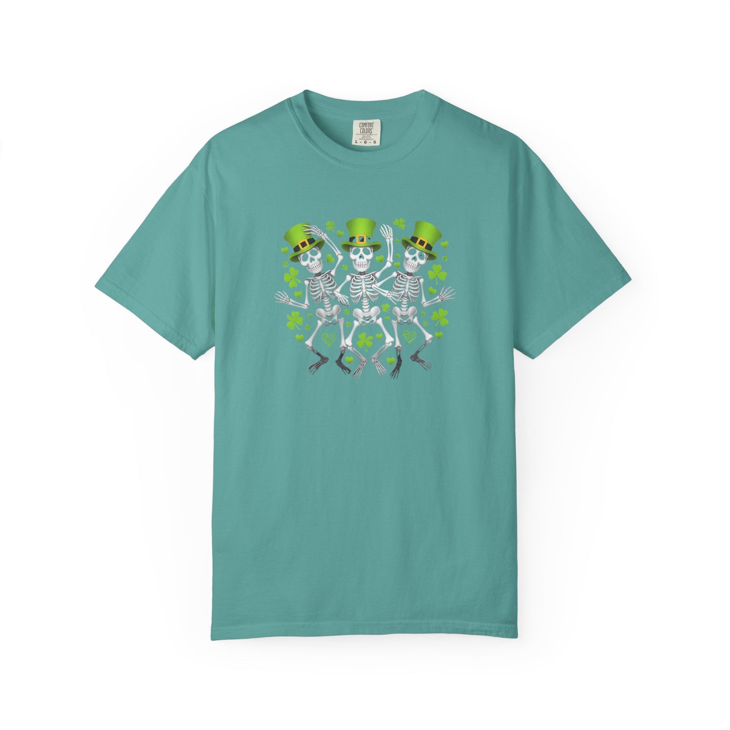 St. Patrick's Day Dancing Skeletons T-Shirt