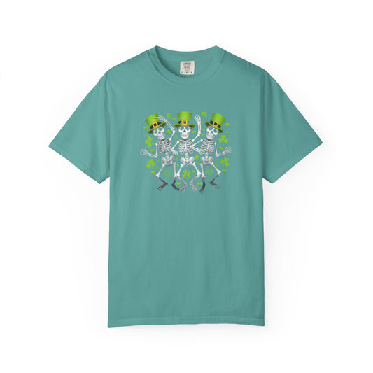St. Patrick's Day Dancing Skeletons T-Shirt