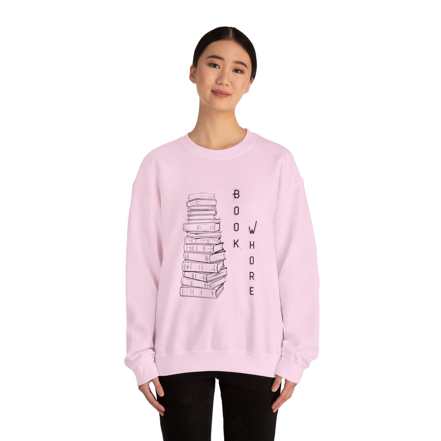 Book Whore Crewneck Sweatshirt Crewneck