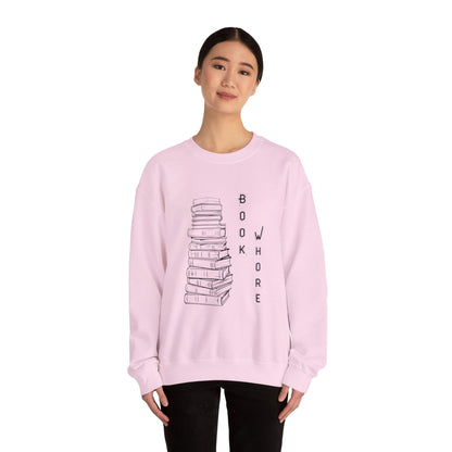 Book Whore Crewneck Sweatshirt Crewneck