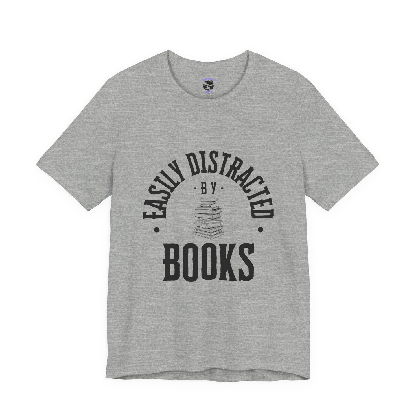 Easily Distracted By Books Graphic Tshirt