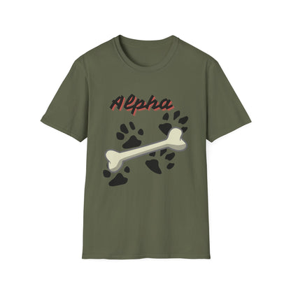 Alpha Pup Paw & Bone T-Shirt — Pup Life Design