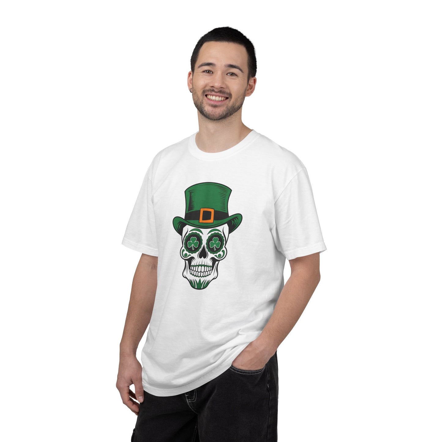 St. Patrick’s Day Leprechaun Skull T-Shirt