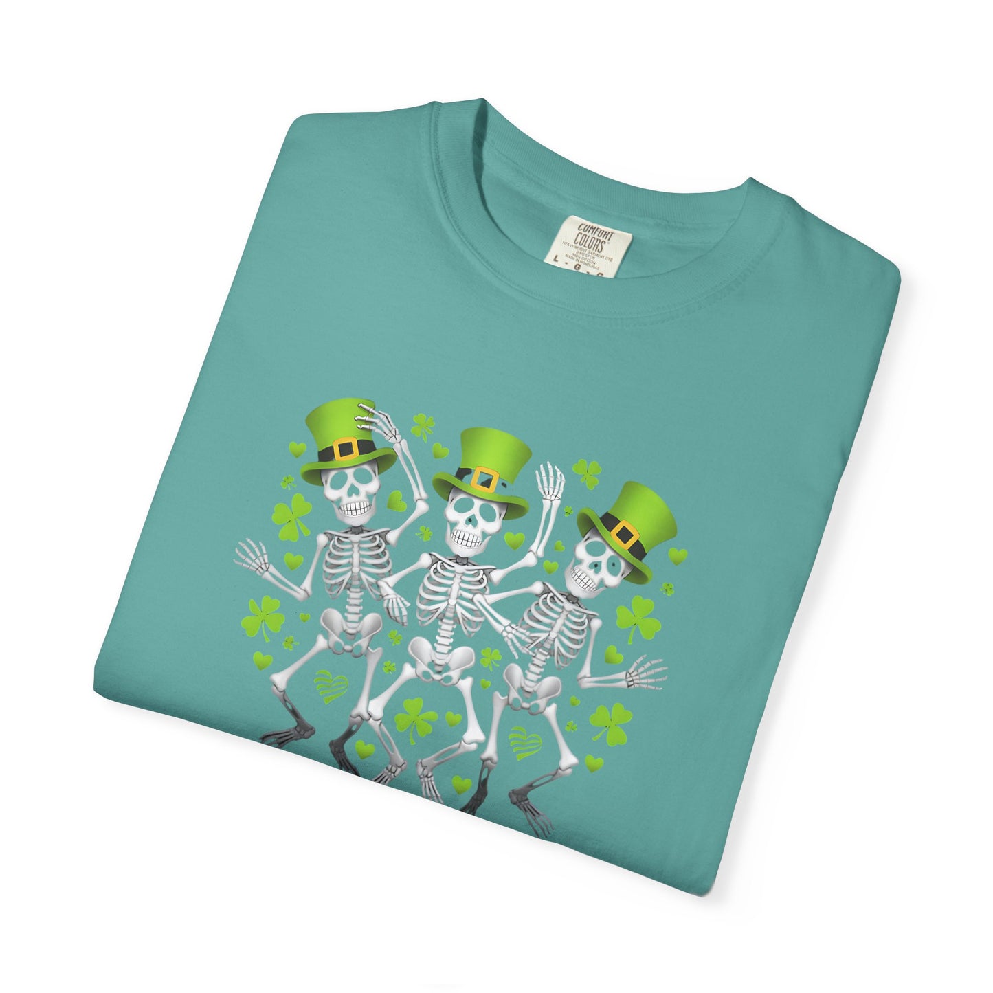 St. Patrick's Day Dancing Skeletons T-Shirt