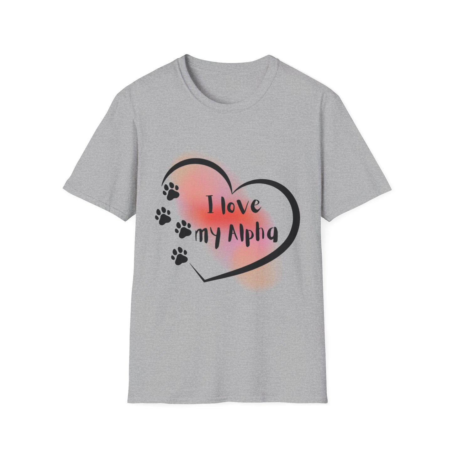 I Love My Alpha Dog T-Shirt — Pup Life Design