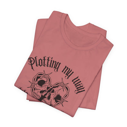 Plotting My Way Into A Villains Heart Graphic T‑Shirt