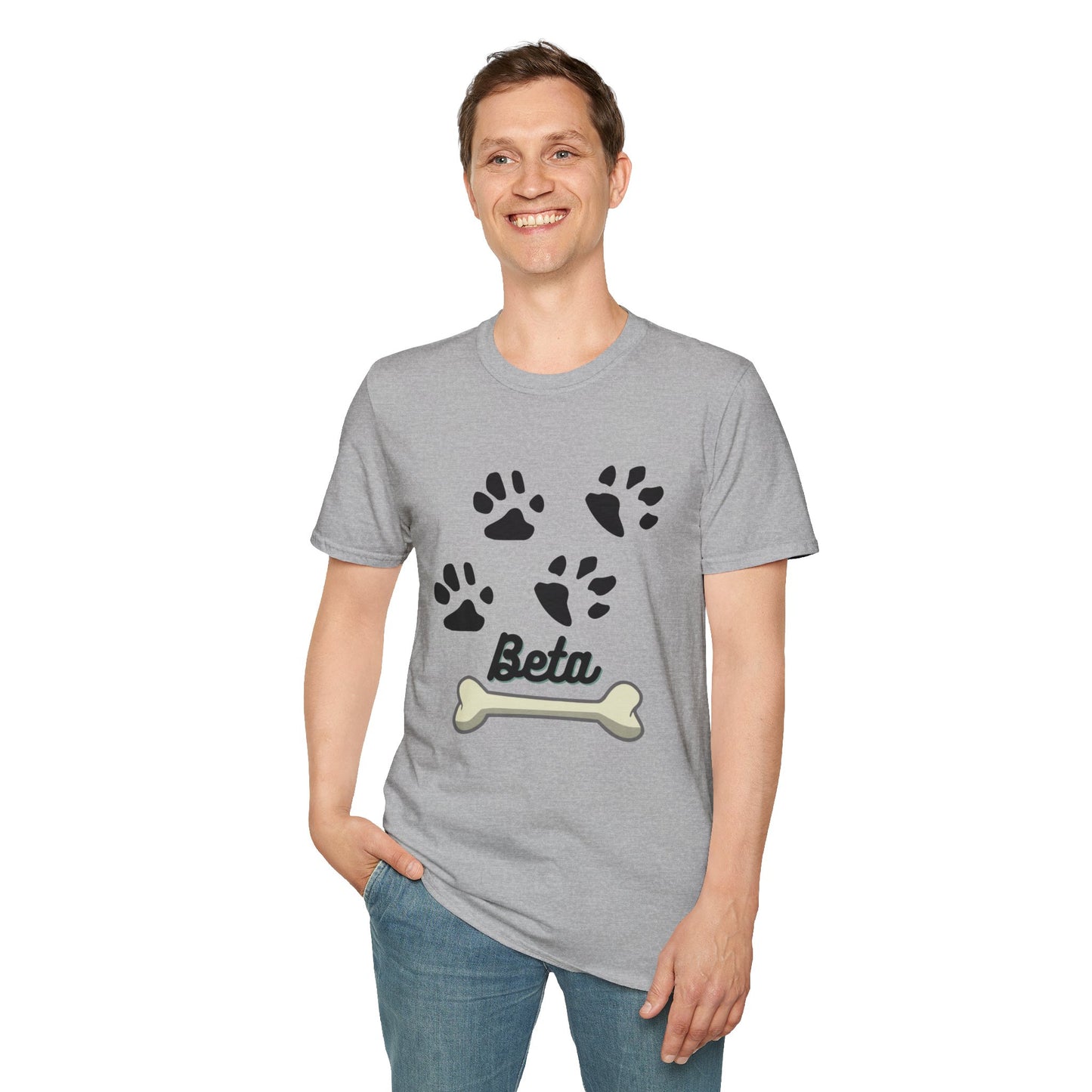 Pup Paw Bone 'Beta' T-Shirt — Pup Life Design