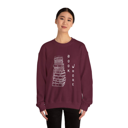 Book Whore Crewneck Sweatshirt Crewneck
