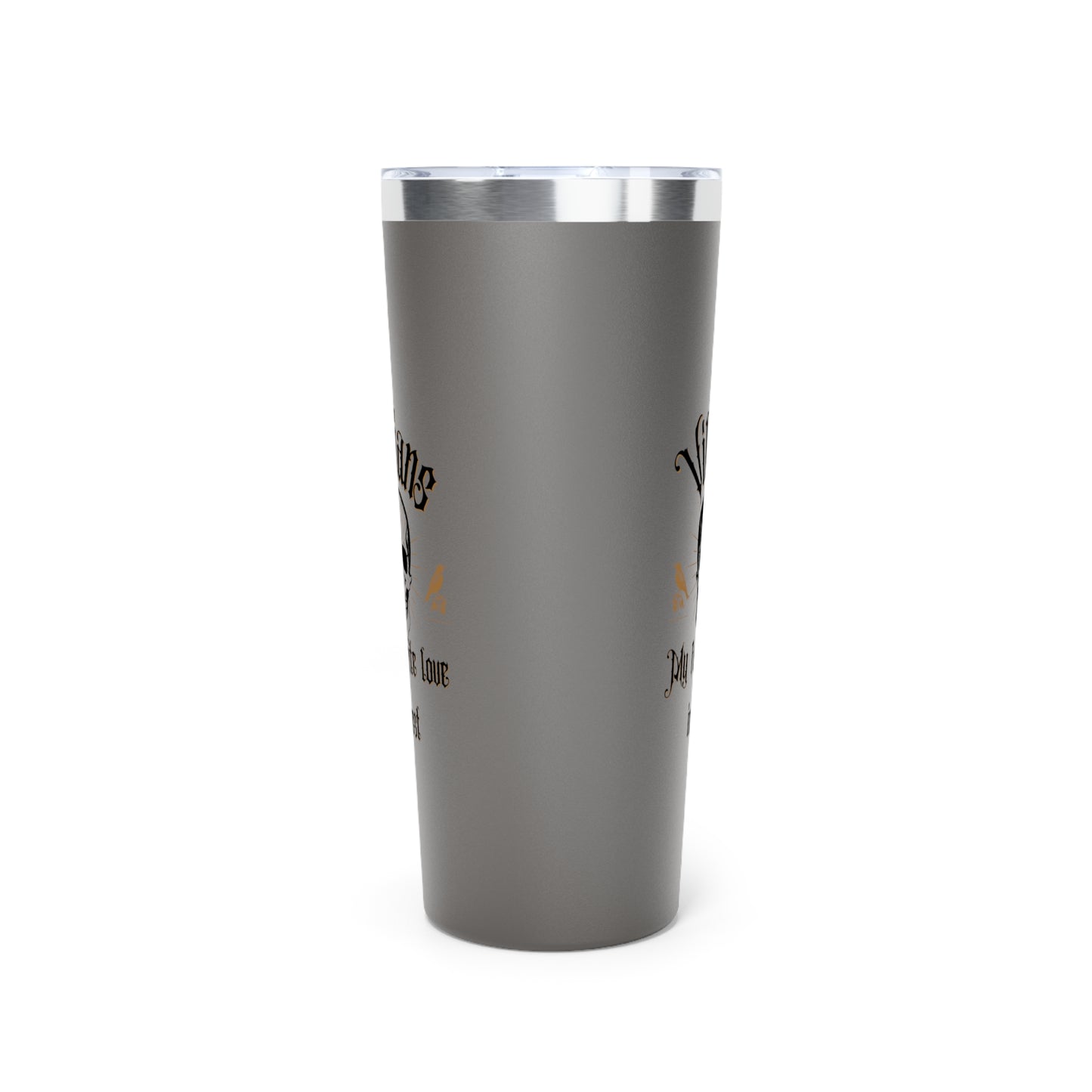 Villians My Favorite Love Interest 22oz Black Insulated Tumbler