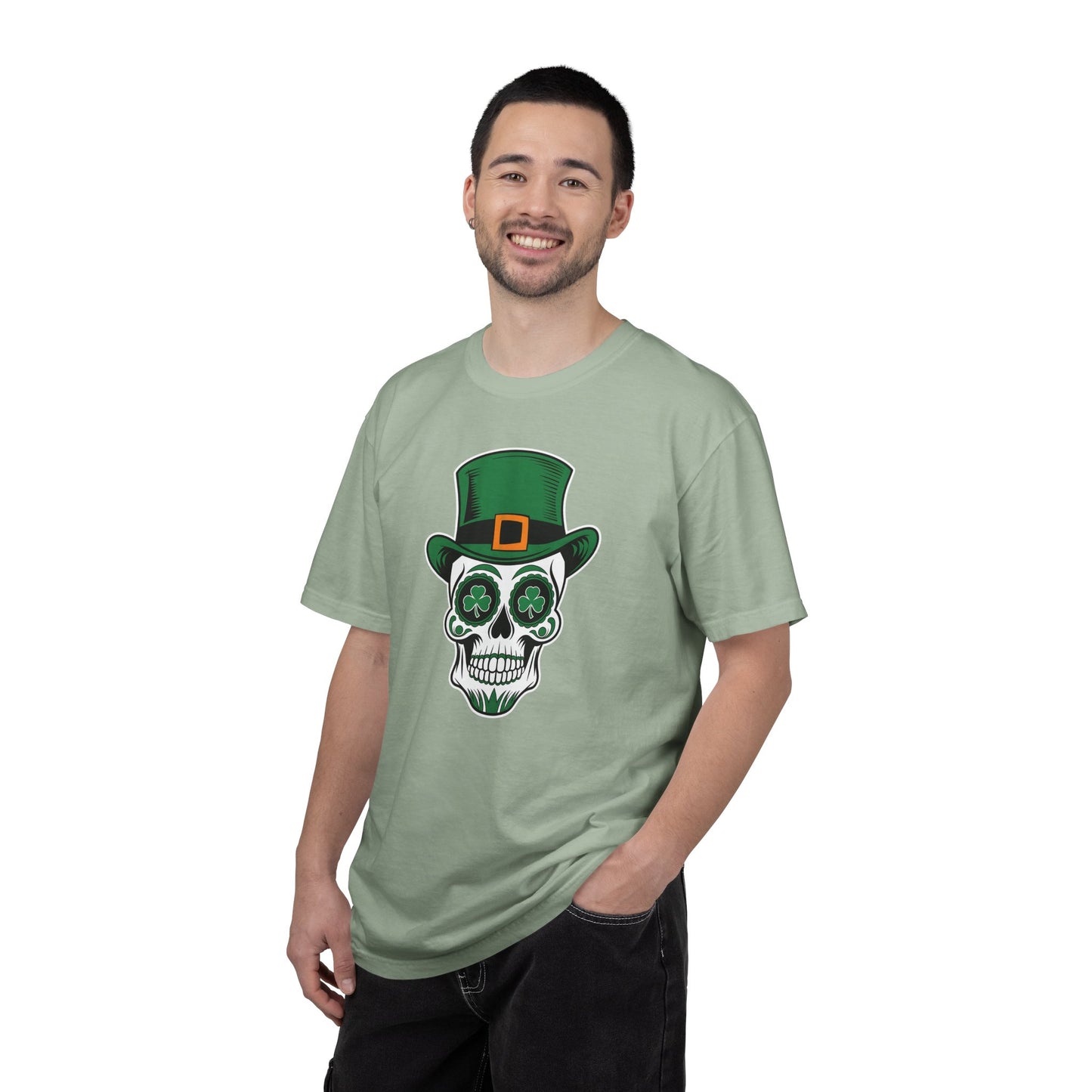 St. Patrick’s Day Leprechaun Skull T-Shirt