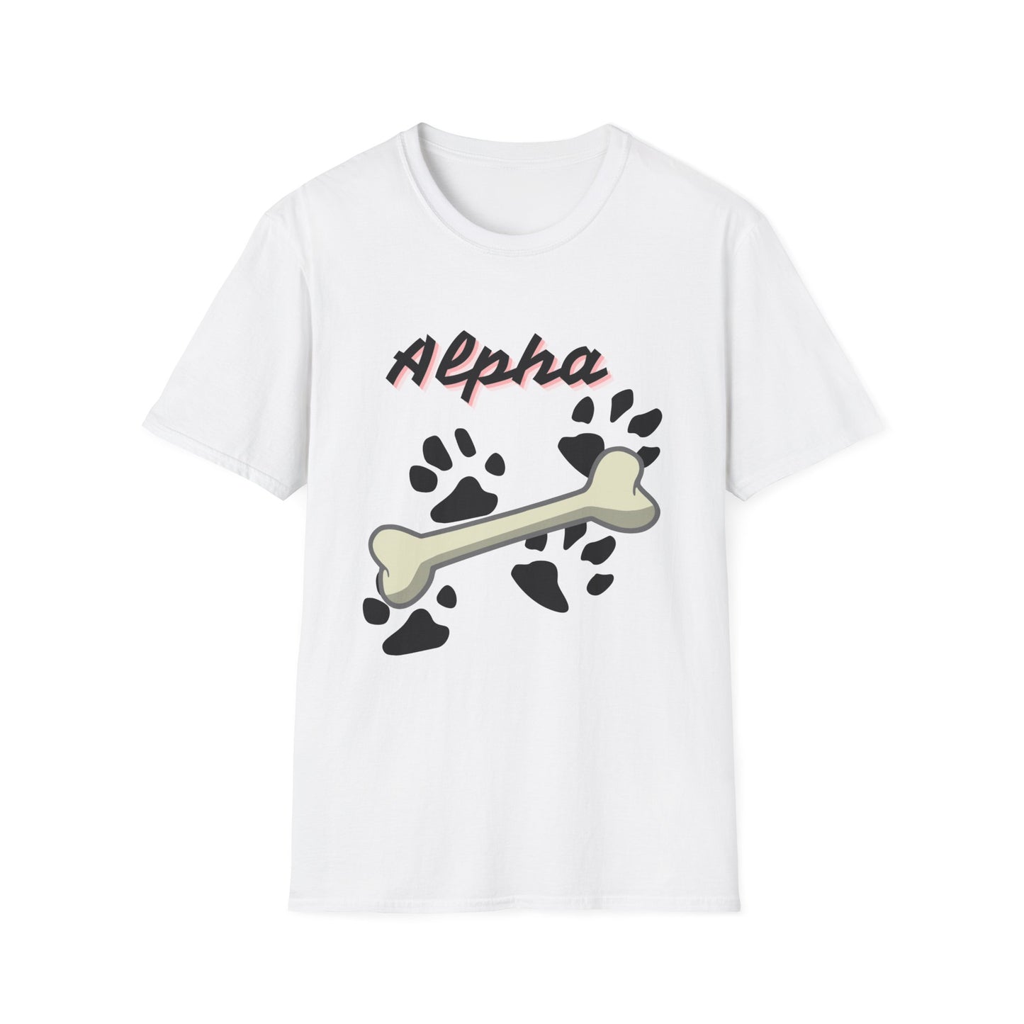 Alpha Pup Paw & Bone T-Shirt — Pup Life Design